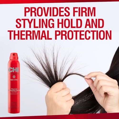 CHI 44 Iron Guard Style & Stay Firm Hold Protecting Spray, Heat Protectant & Hairspray for a Long-Lasting Hold, Sulfate & Paraben-Free, 10 Oz - Image 5
