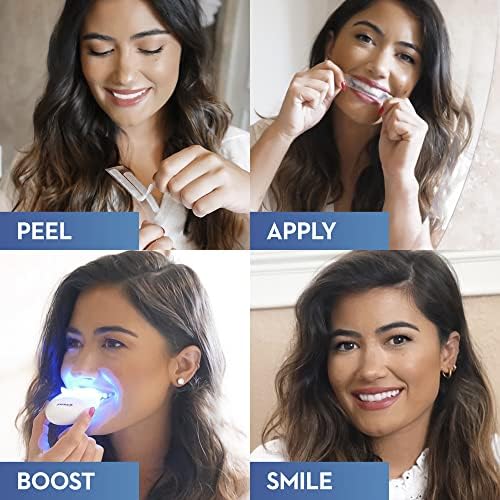 Crest 3D Whitestrips Radiant Express Plus Light, Crest With LED Accelerator Light, Teeth Whitening Strip Kit, 40 Strips (20 Count Pack), Crest Teeth Whitening Strips with Light, Teeth Whitening Kit - Image 6
