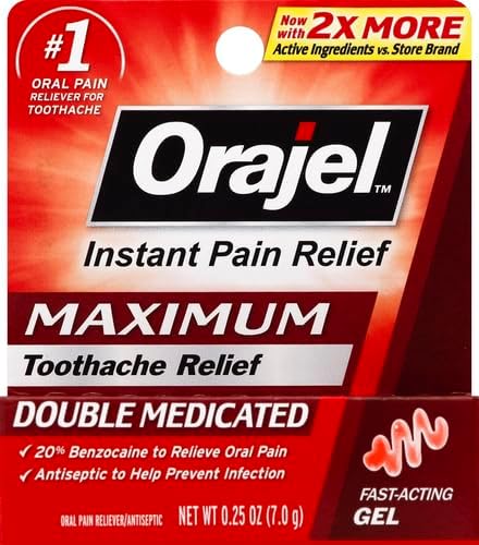 Orajel 3X for Toothache & Gum Pain: Maximum Gel Tube 0.42oz - From #1 Oral Pain Relief Brand - Orajel for Instant Pain Relief - Image 2