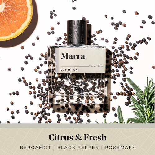 GUY FOX - Marra - Cologne For Men | Bergamot, Pepper & Rosemary | Fresh, Citrus Men's Cologne | Men's Fragrance | 1.7 Fl Oz - Image 2