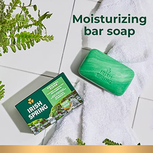 Irish Spring Bar Soap for Men, Original Clean, Smell Fresh and Clean for 12 Hours, Men Soap Bars for Washing Hands and Body, Mild for Skin, Recyclable Carton, 3.7 Ounce - 3 Count (Pack of 8) - Image 7