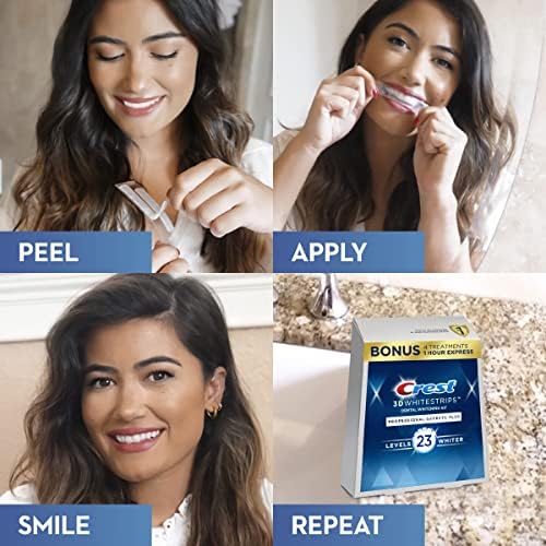 Crest 3D Whitestrips Professional Effects Plus, 3D White, Teeth Whitening Strip Kit, 48 Strips (24 Count Pack), Crest Teeth Whitening Strips, Teeth Whitening Kit - Image 2