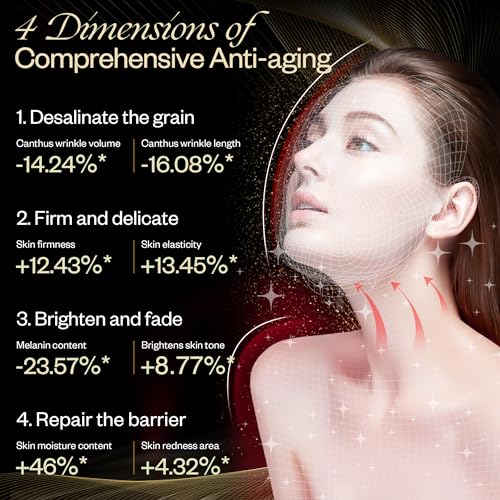 Red Light Therapy for Face Set, Led Mask Light Therapy for Face & Neck, Near-infrared Light 850nm and Red Light 630nm, 5 Gears Energy Adjustment, Black - Image 3