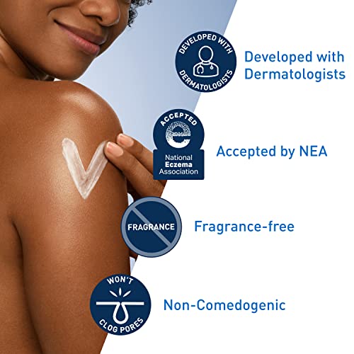 CeraVe Daily Moisturizing Lotion for Dry Skin | Body Lotion & Face Moisturizer with Hyaluronic Acid and Ceramides | Daily Moisturizer | Fragrance Free | Oil-Free | 19 Ounce - Image 3