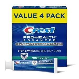 Crest Pro-Health Advanced Antibacterial Protection Toothpaste, Crest Toothpaste, Crest Pro Health Toothpaste - Pack of 4, 5 Oz Tubes
