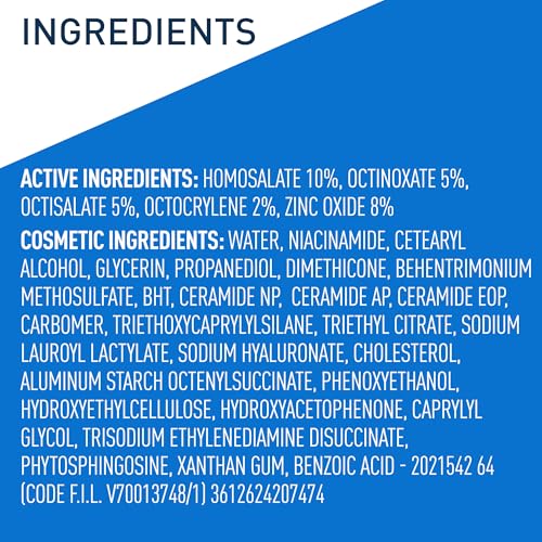 CeraVe AM Facial Moisturizing Lotion with SPF 30 | Oil-Free Face Moisturizer with SPF | Formulated with Hyaluronic Acid, Niacinamide & Ceramides | Non-Comedogenic | Broad Spectrum Sunscreen | 3 Ounce - Image 8