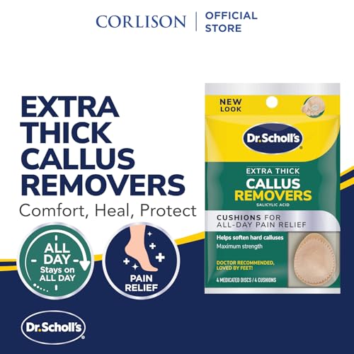 Dr. Scholl's Extra Thick Callus Remover, 4ct // Helps Soften Hard Calluses and Cushions for All-Day Pain Relief - Image 2