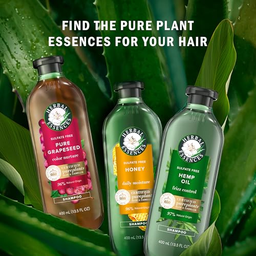 Herbal Essences Sulfate Free Shampoo with Honey for Daily Moisture, Nourishes Dry Hair, Moisturizing Shampoo with Certified Camellia Oil and Aloe Vera, Lightweight For All Hair Types, 33.8oz - Image 10