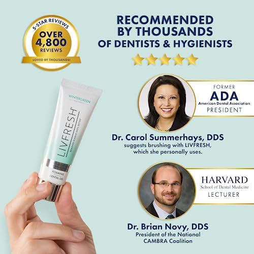 Toothpaste Gel, Clinically Proven to Remove Plaque 250% Better, Improves Gum Health 190% Better, Prevents & Reduces Tartar, Freshens Breath, SLS Free Dental Gel, Wintergreen - Image 4