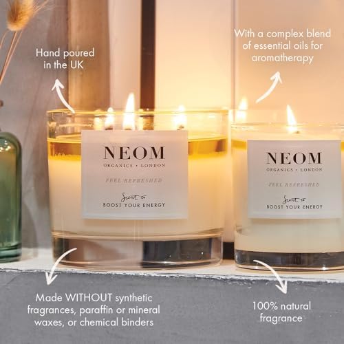 'NEOM- Perfect Night's Sleep Scented Candle, Travel Size | Lavender & Jasmine | Essential Oil Aromatherapy Candle | Scent to Sleep - Image 3