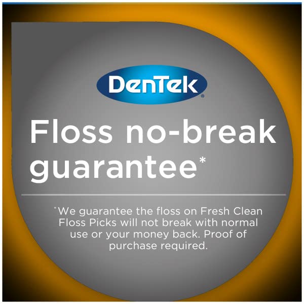 DenTek Complete Clean Easy Reach Floss Picks, Advanced Fluoride Coating, Mouthwash Blast Flavor, 75 ct. (Pack of 4) - Image 6