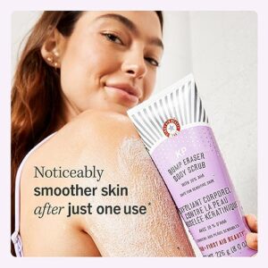 First Aid Beauty – KP Bump Eraser Body Scrub with 10% AHA, Keratosis Pilaris Skin Exfoliater with Glycolic and Lactic acids, Helps Reduce Chicken Skin Bumps, Safe for Sensitive Skin, 4 oz