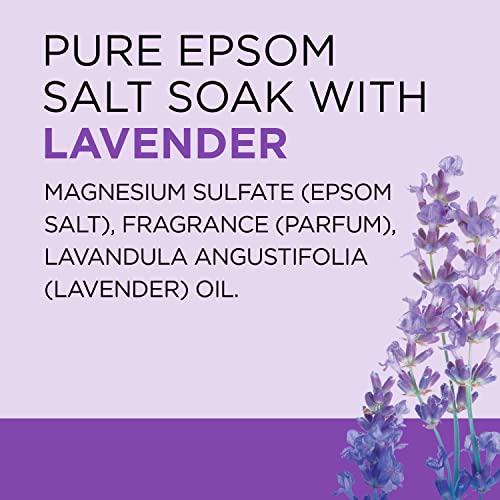 Dr Teal's Pure Epsom Magnesium Salt Soak, Soothe & Sleep with Lavender, 3 lbs - Image 8