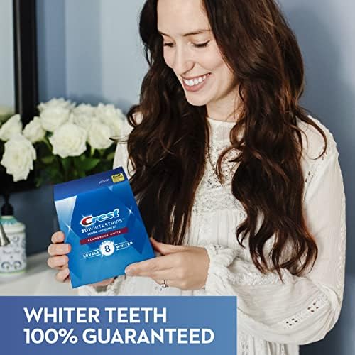 Crest 3D White Luxe Whitestrip Teeth Whitening Kit, Glamorous White, 14 Treatments( Each with 1 Upper/ 1 Lower), 28 Strips - Image 4