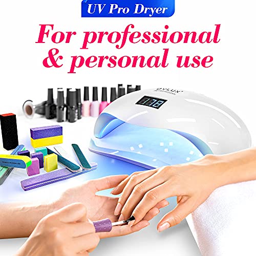 OVLUX UV LED Nail Lamp 180W, Professional Nail Dryer Machine, Best Gel UV LED Nail Lamp for Fingernail & Toenail Gel Based Polishes – Nail Curing Light with 57 pcs LEDs, 4 Timer Settings - Image 4