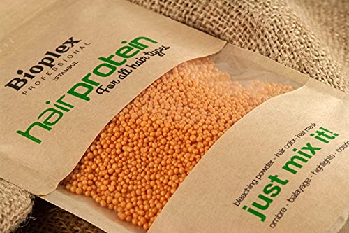 Miraculous Tiny Golden Protein Balls - Anti-Breakage Formula for Bleaching, Coloring and Creating Beautiful Blonde Hair 100g - Image 2