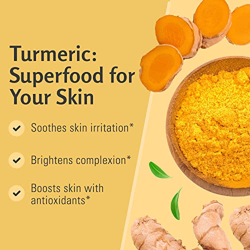 Exfoliating Body Scrub Turmeric Body Scrub and Skin Exfoliator with Collagen and Coconut Oil Gently Exfoliate Face Body Hand and Foot Scrub Moisturizing Body SkinCare products by M3 Naturals - Image 6