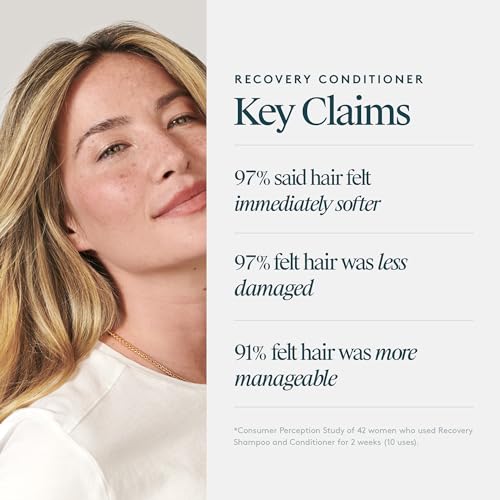 Virtue Recovery Conditioner with Keratin Hydrates, Softens, and Renews Damaged Hair, Sulfate Free, Color Safe - Image 6