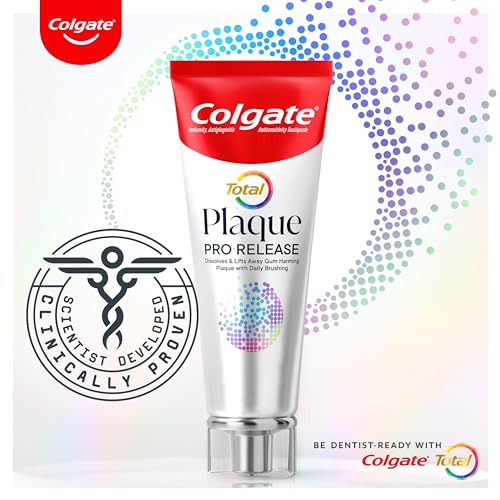 Colgate Total Plaque Pro Release Whitening Toothpaste, 2 Pack, 3.0 Oz Tubes - Image 2