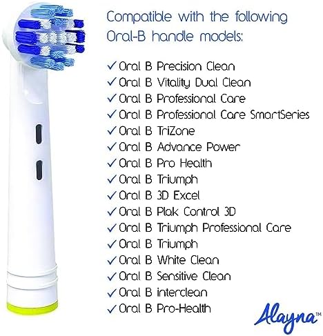 Replacement Brush Heads Compatible with OralB Braun- Pack of 8 Professional Electric Toothbrush Heads- Precision Refills for Oral-b 7000, Clean, Oral B Pro 1000, 9600, 500, 3000, 8000, Vitality Plus! - Image 5