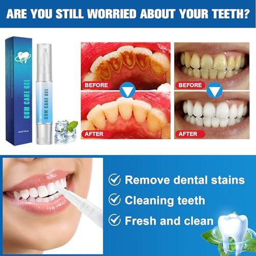 Taileden Gum Repair Therapy Gel, Taileden Gum Care Gel,Taileden™ Gum Therapy Gel,Gum Shield Therapy Gel Gum Therapy Gel for Recessed Gums,Teeth Whitening Essence Pen Reduce Yellowing Oral Care - Image 2