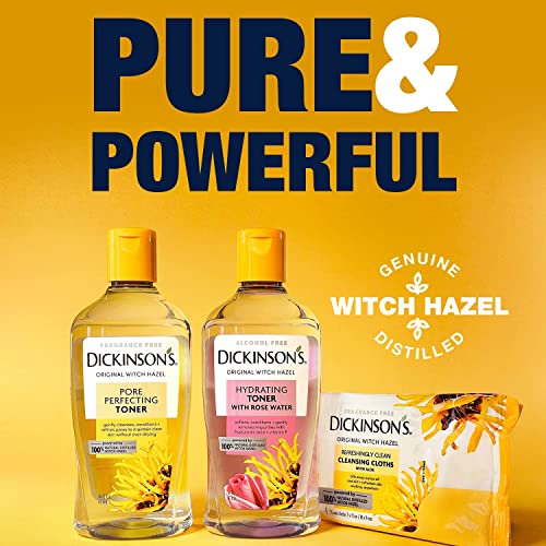 Dickinson's Original Witch Hazel Pore Perfecting Toner, 100% Natural, 16 Ounce Fragrance free - Image 8