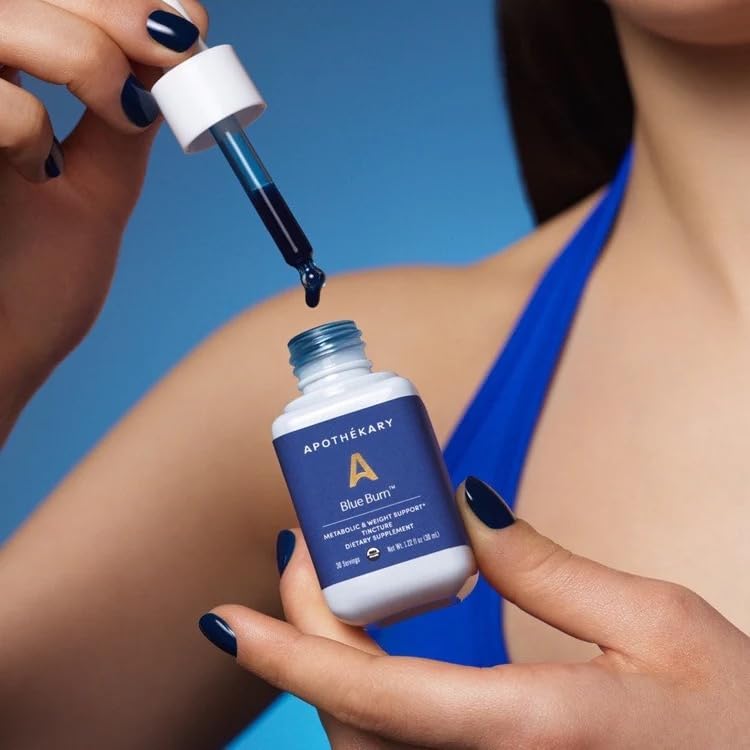 Apothékary Blue Burn Tincture, Dietary Metabolism Support Supplement 1.22 Fl Oz, 30 Servings - Image 8