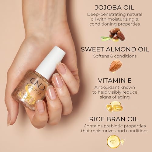 CND SolarOil Cuticle Oil, Gifts for Her, Stocking Stuffers, Blend Of Jojoba, Vitamin E, Rice Bran & Sweet Almond Oils, Moisturizes & Conditions - Image 5