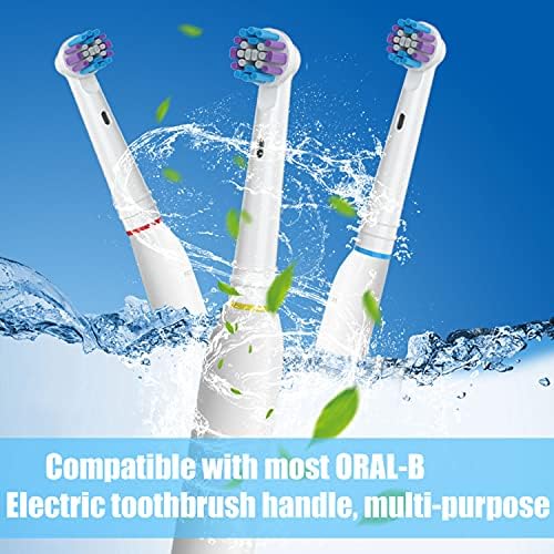 Replacement Toothbrush Heads for Oral-B, 4 Pack Replacement Heads Compatible with Oral B Braun Electric Toothbrush (4 Pack) - Image 2