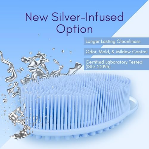 Avilana Silicone Body Scrubber – Dual-Sided Silicone Loofah for Shower, Body Scrubber for Men & Women, Gentle Loofa Alternative, Easy-to-Clean Silicone Body Scrubber Exfoliator - Image 6