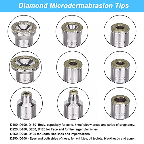 3 IN 1 Diamond Microdermabrasion Machine, Professional Beauty Facial Care Equipment Microdermabrasion Device with Vacuum Spray Skin Care for Salon Personal Home Use,108a - Image 2