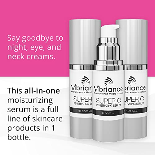 Vibriance Super C Serum for Mature Skin, Made in USA, All-In-One Formula Hydrates, Firms, Lifts, Smooths, Targets Age Spots, Wrinkles, Vitamin C Serum; 1 fl oz - Image 3