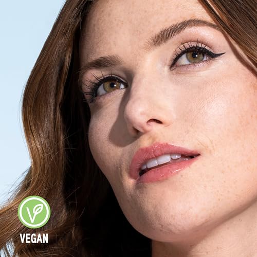 Physicians Formula Eye Booster Super Slim Liquid Eyeliner, Waterproof Precision with a Lash-Boosting Complex, Natural Finish, & Sensitive Skin Approved, Cruelty-Free & Vegan -Ultra Black - Image 4