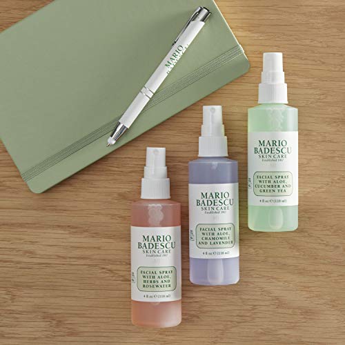 Mario Badescu Facial Spray Collection with Rose Water, Cucumber, Lavender and Orange Blossom, Multi-Purpose Cooling and Hydrating Face Mist for All Skin Types, Dewy Finish - Image 6