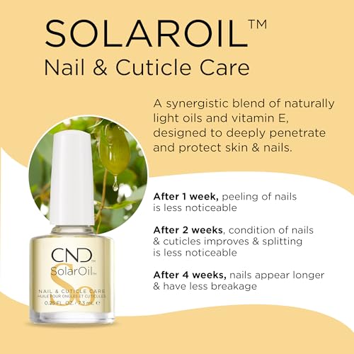 CND SolarOil Cuticle Oil, Gifts for Her, Stocking Stuffers, Blend Of Jojoba, Vitamin E, Rice Bran & Sweet Almond Oils, Moisturizes & Conditions - Image 3