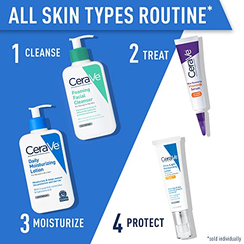 CeraVe Daily Moisturizing Lotion for Dry Skin | Body Lotion & Face Moisturizer with Hyaluronic Acid and Ceramides | Daily Moisturizer | Fragrance Free | Oil-Free | 19 Ounce - Image 4