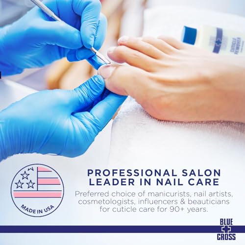 Blue Cross Cuticle Remover Liquid, Cuticle Softener for Nails, Professional Nail + Cuticle Care with Lanolin for Brittle Nails, Hang Nails, Hydrating, Moisturizing, Dry Cuticles, Made in USA, 6oz - Image 7