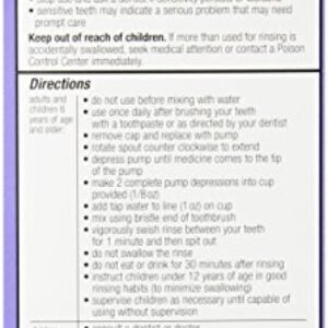 3M ESPE 12105F PerioMed 0.63% Stannous Fluoride Oral Rinse Concentrate Refill, Tropical Fruit Flavor, 10 oz. Bottle with Pump