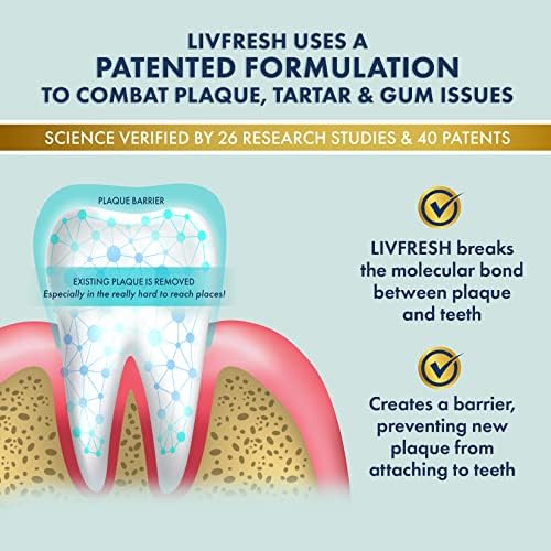 Toothpaste Gel, Clinically Proven to Remove Plaque 250% Better, Improves Gum Health 190% Better, Prevents & Reduces Tartar, Freshens Breath, SLS Free Dental Gel, Wintergreen - Image 3