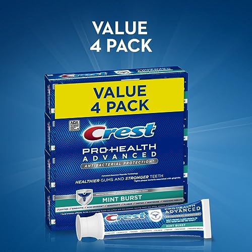 Crest Pro-Health Advanced Antibacterial Protection Toothpaste, Crest Toothpaste, Crest Pro Health Toothpaste - Pack of 4, 5 Oz Tubes - Image 7