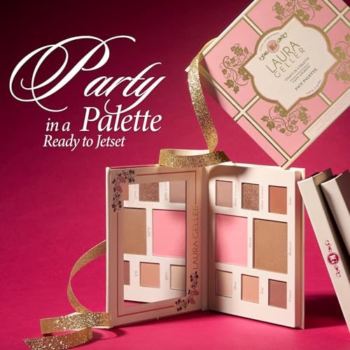 LAURA GELLER NEW YORK Annual Party in a Palette Full Face Palette Set (01 Ready to Jetset!) - Image 4