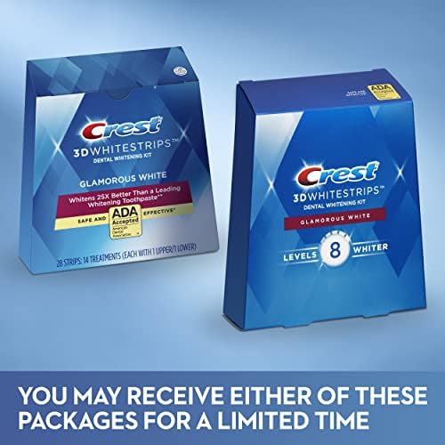 Crest 3D White Luxe Whitestrip Teeth Whitening Kit, Glamorous White, 14 Treatments( Each with 1 Upper/ 1 Lower), 28 Strips - Image 9