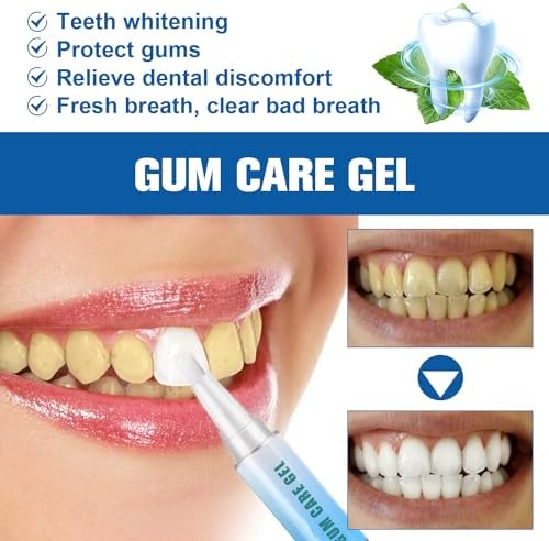 Taileden Gum Repair Therapy Gel, Taileden Gum Care Gel,Taileden™ Gum Therapy Gel,Gum Shield Therapy Gel Gum Therapy Gel for Recessed Gums,Teeth Whitening Essence Pen Reduce Yellowing Oral Care - Image 4