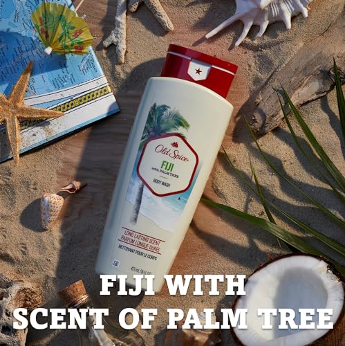 Old Spice Body Wash for Men, 24/7 Shower Fresh with Long Lasting Scent, Fiji with Palm Tree Scent, 18 fl oz (Pack of 4) - Image 7