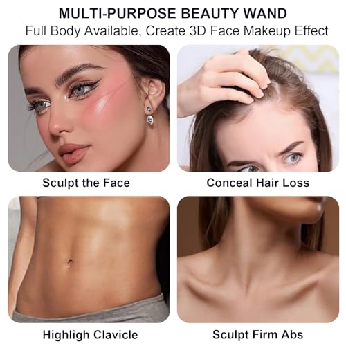 3Pcs Cream Contour Stick Makeup Kit,Shades with Highlighter Stick,Blush Stick and Bronzer Contour Stick for Sculpt the Cheeks,Long Lasting,Waterproof,Matte & Dewy Finish,LIGHT MEDIUM (#02,05,06) - Image 7