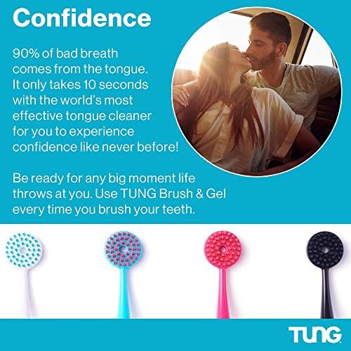 Tung Tongue Gel | Fresh Mint Tongue Cleaning Paste | Bad Breath and Halitosis | Mouth Odor Eliminator | Use with Tongue Brushes & Scrapers | Made in America (2 Pack) - Image 6