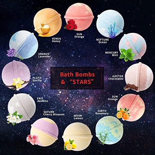 Bath Bombs, 24 pcs Handmade Bath Bombs Gift Set, Natural & Organic Essential Oil Bubble Bath, Bath Bombs Gift Set for Women and Girls - Image 3