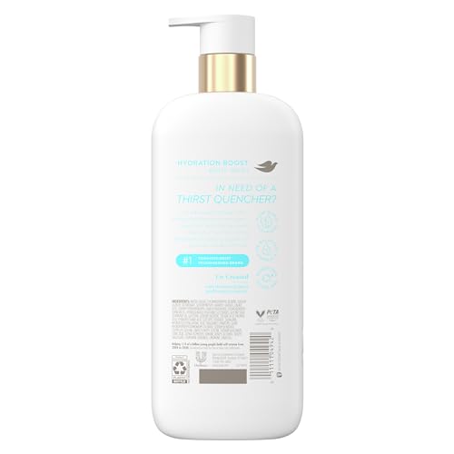 Dove Body Wash Hydration Boost Actively drenches dry skin 6% hydration serum with hyaluronic 18.5 oz - Image 3