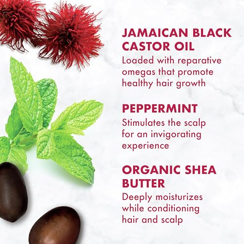 SheaMoisture 100% Pure Jamaican Black Castor Oil Leave In Conditioner For Damaged Hair and To Soften Detangle Hair 11.5oz - Image 5
