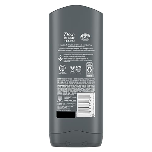 DOVE MEN + CARE Body Wash and Face For Fresh, Healthy-Feeling Skin Extra Fresh Cleanser That Effectively Washes Away Bacteria While Nourishing Your 13.5 oz - Image 2